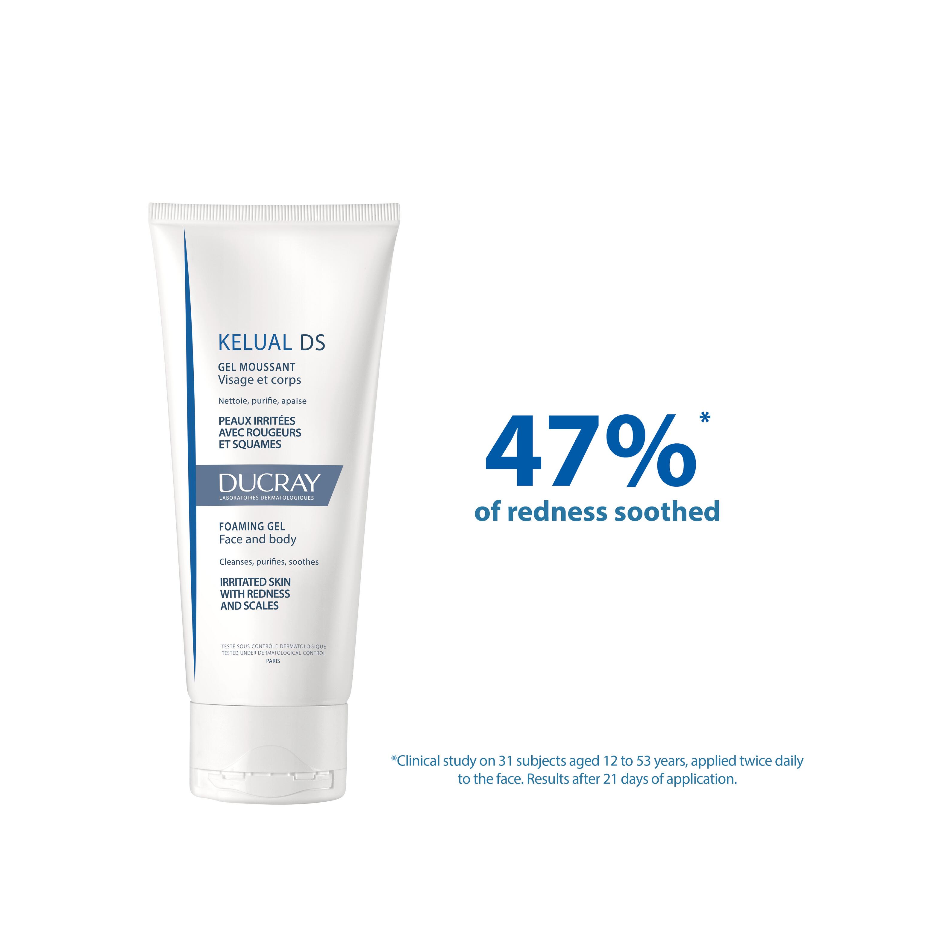 Ducray Foaming gel Cleansing face gel KELUAL DS